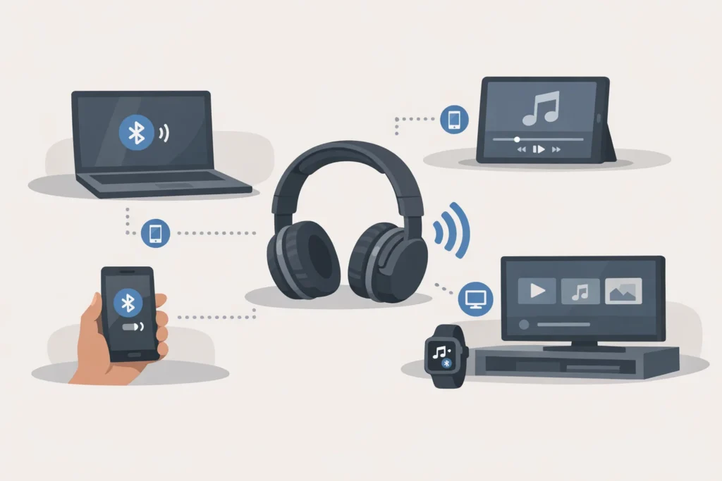Comment connecter un casque audio sans fil à vos appareils ?